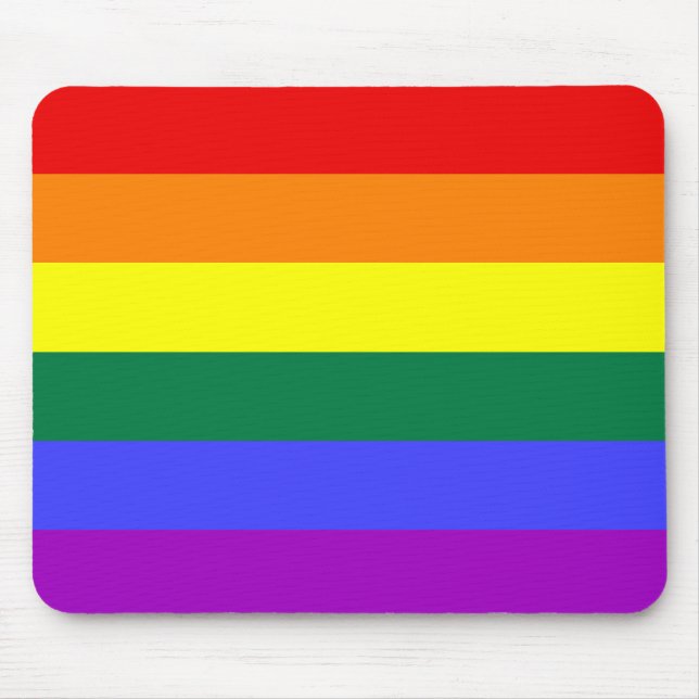 Mousepad LGBT Orgulho gay Rainbow (Frente)