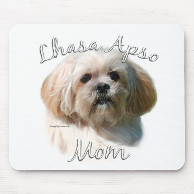 Mousepad Lhasa Apso Mãe 2 (Frente)