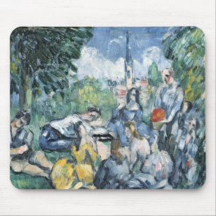 Mousepad L'herbe do sur do Dejeuner de Paul Cezanne ,
