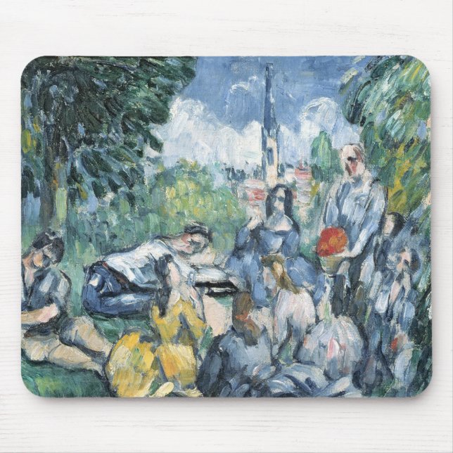 Mousepad L'herbe do sur do Dejeuner de Paul Cezanne |, (Frente)
