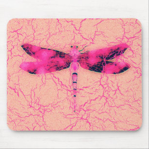 Mousepad Libélula da consciência do cancro da mama