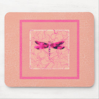 Mousepad Libélula da consciência do cancro da mama