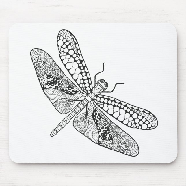 Mousepad Libélula Zendoodle (Frente)