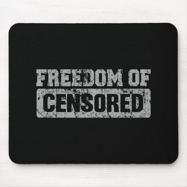 Mousepad Liberdade de expressão talvez não (Frente)