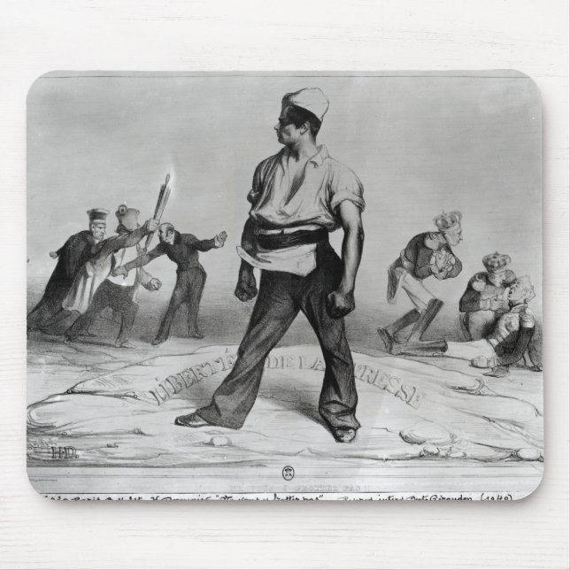 Mousepad Liberdade de imprensa (Frente)