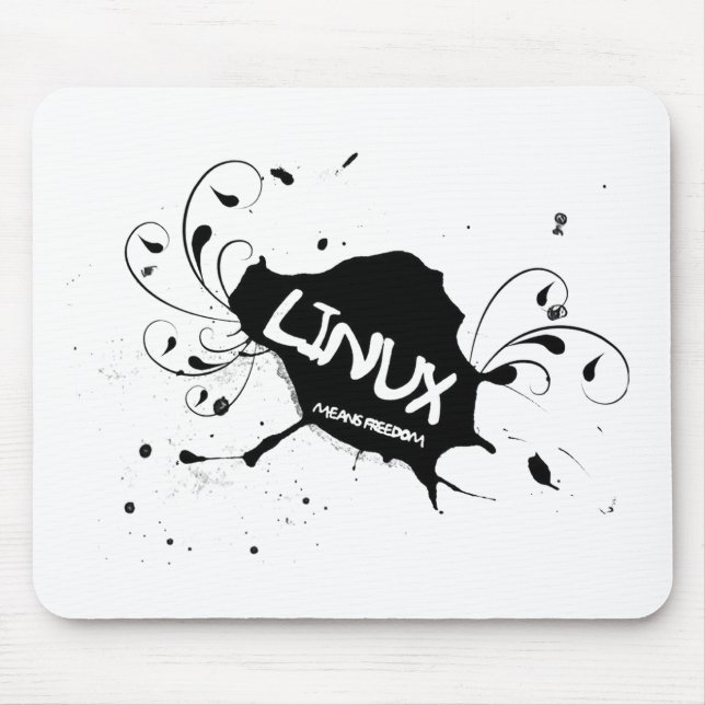Mousepad Liberdade dos meios de Linux (Frente)