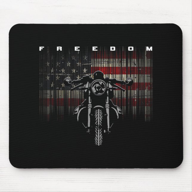 Mousepad Liberdade para motocicleta americana (Frente)