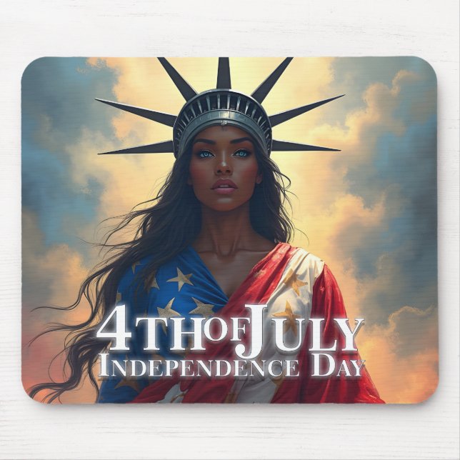 Mousepad Liberdade reimaginada - Uma nova face da liberdade (Frente)