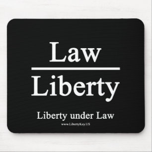 Mousepad Liberdade sob a proteção da lei