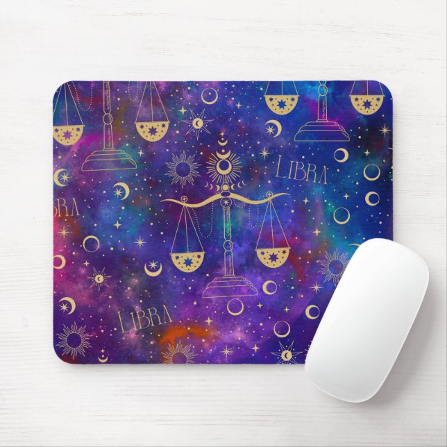 Mousepad Libra Galaxy (Com mouse)