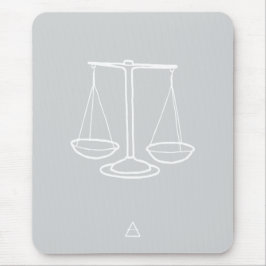 Mousepad Libra Zodiac Sign -