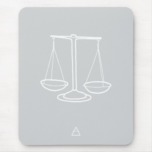 Mousepad Libra Zodiac Sign - (Frente)