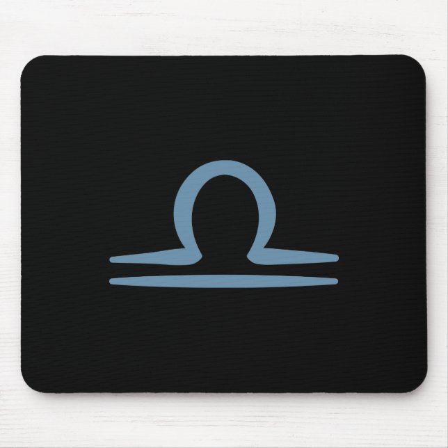 Mousepad LIBRA Zodíaco Aniversário Setembro Outubro Astrolo (Frente)
