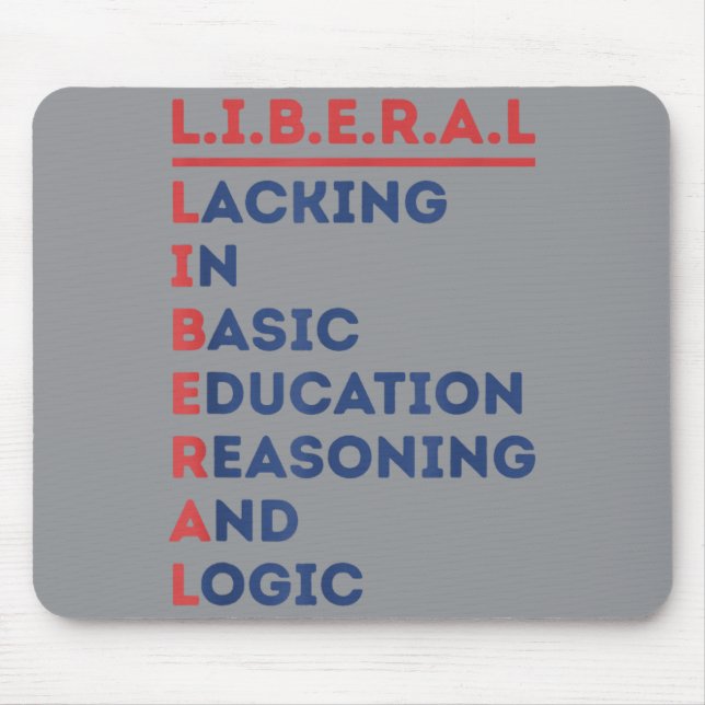 Mousepad Libvibesl Carente de Raciocínio e Educação Básica  (Frente)