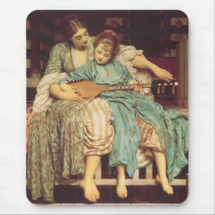 Mousepad Lição de Música por Lord Frederic Leighton