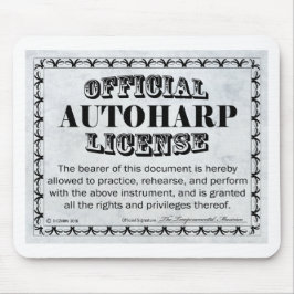 Mousepad Licença Autoharp