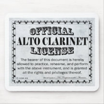 Licença do Alto Clarinet