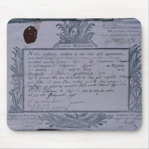 Mousepad Licença para a batalha de Rossbach, 1757