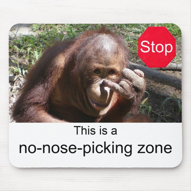 Mousepad Lições #1 da vida animal (Frente)