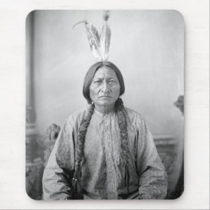 Mousepad Líder da Lakota Sentando o Bull Índio Nativo Ameri