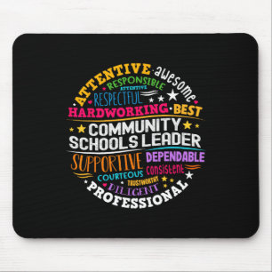 Mousepad Líder das Escolas da Comunidade Groovy Espalhando