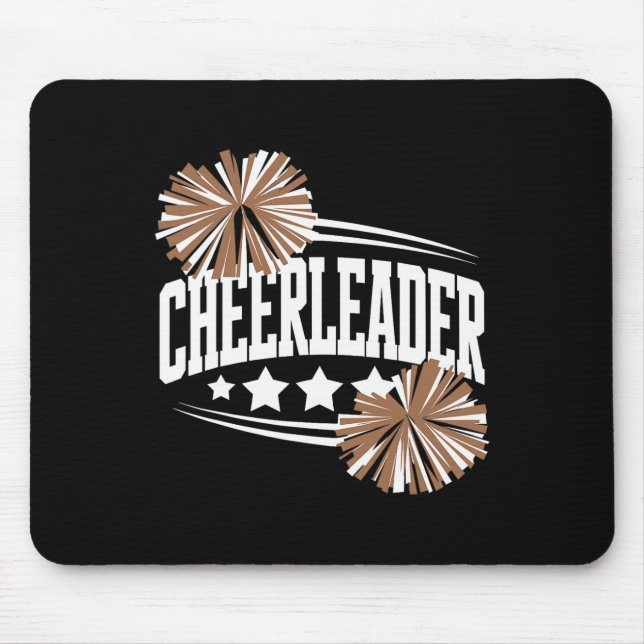 Mousepad Líder de torcida engraçada líder de torcida  (Frente)