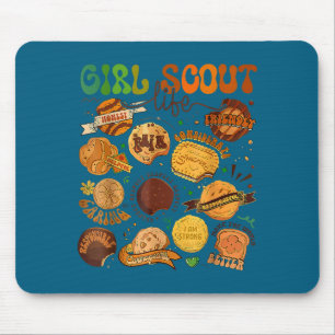 Mousepad Lider de tropa de menina escoteira fofa vendedora