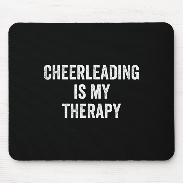 Mousepad Liderança de Torcida É Minha Terapia Frase Engraça (Frente)