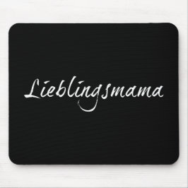 Mousepad Lieblingsmama - weiß 0001