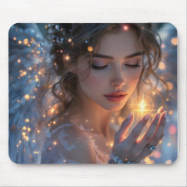 Mousepad Lightbearer Celestial - Angel Segurando a Estrela