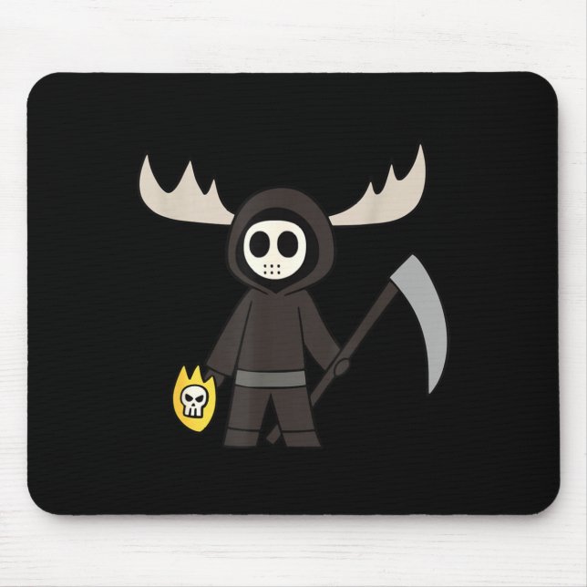 Mousepad Lil Doom Moose - Cartoon do Ceifeiro Divertido  (Frente)