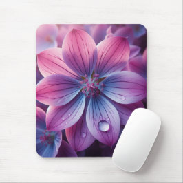 Mousepad Lilac Floral Rosa e Roxo