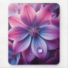 Mousepad Lilac Floral Rosa e Roxo