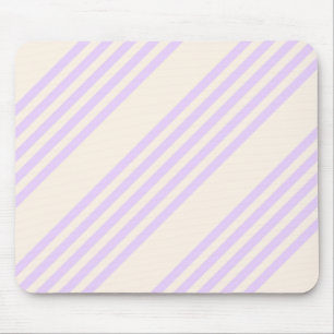 Mousepad Lilac púrpura e bege 5 listras