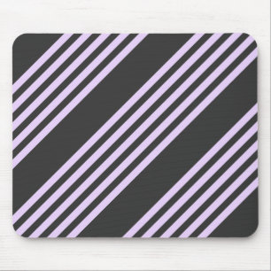 Mousepad Lilac púrpura e carvão cinco listras