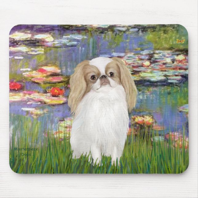 Mousepad Lilies 2 - Japanese Chin )L1) (Frente)