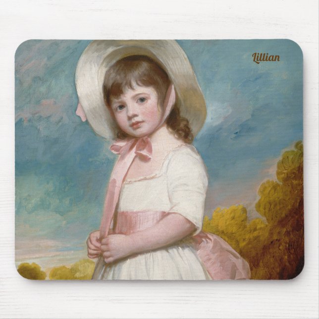 Mousepad LILLIAN ~ MISS JULIANA WILLOUGHBY ~ George Romney (Frente)