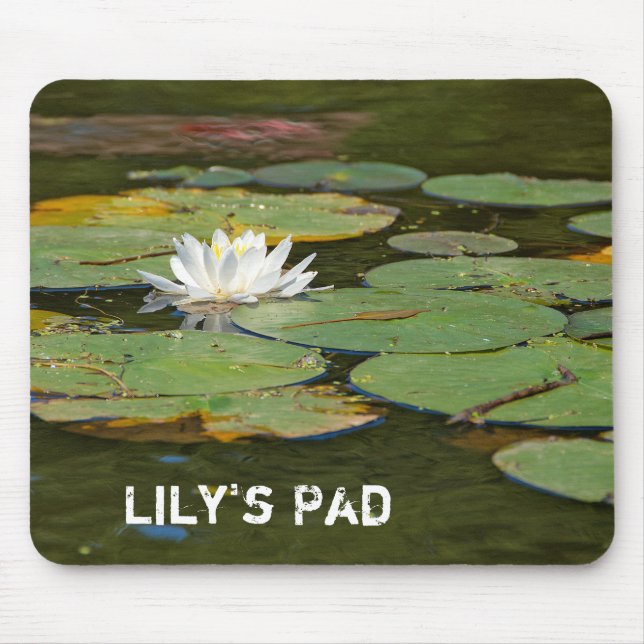 Mousepad Lily Água Em Lixeira (Frente)