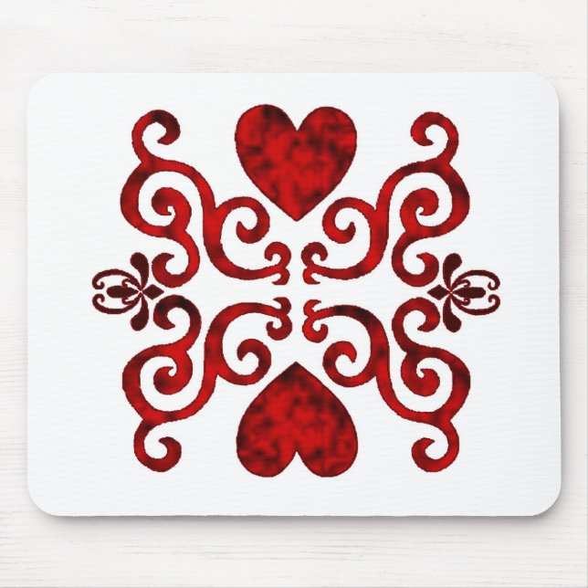 Mousepad Lily e Heart - arco-íris (Frente)