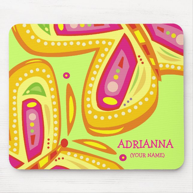 MOUSEPAD LIMÃO BRILHANTE DA BORBOLETA (Frente)