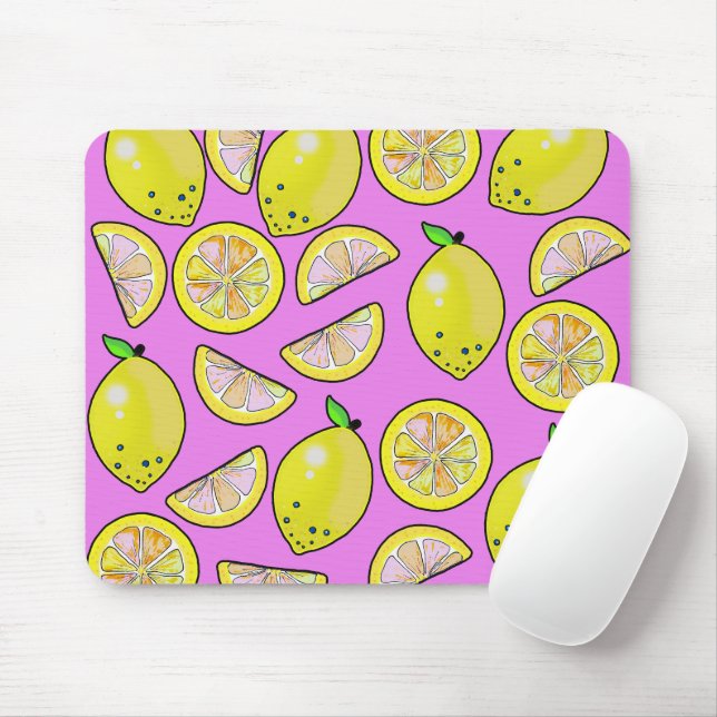 Mousepad Limões (Com mouse)