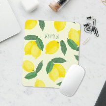 Limões Vibrantes em Aquarela Desenhados à Mão em A