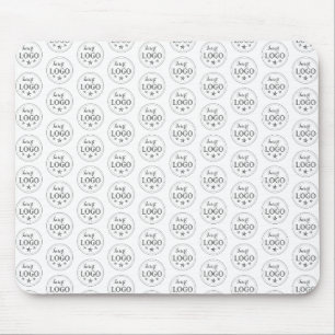 Mousepad Limpar tapete de suporte de padrão de logotipo per