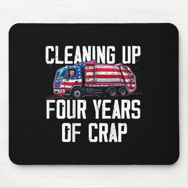 Mousepad Limpeza De Um Lixo Engraçado E Engraçado (Frente)