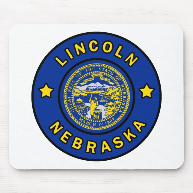 Mousepad Lincoln Nebraska (Frente)