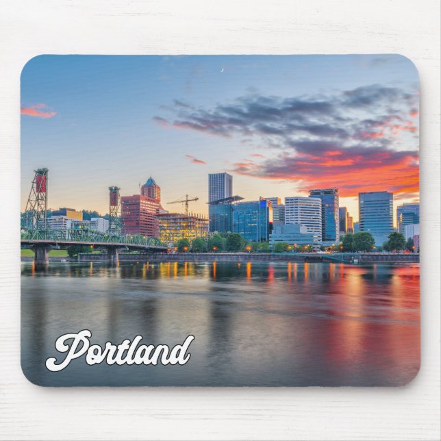 Mousepad Linda Cidade De Portland, Oregon (Frente)