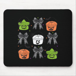 Mousepad Linda Coquete Laço Abóbora Boo Assustador Hallowee