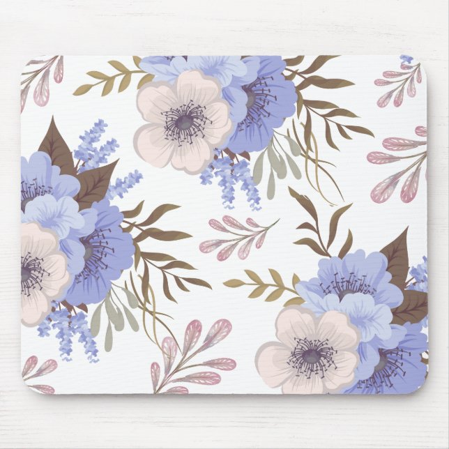 Mousepad Linda flor roxa (Frente)