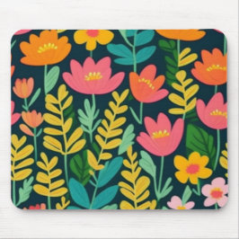 Mousepad Linda floração colorida