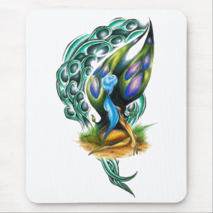Mousepad Linda Floresta Céltica Colorida